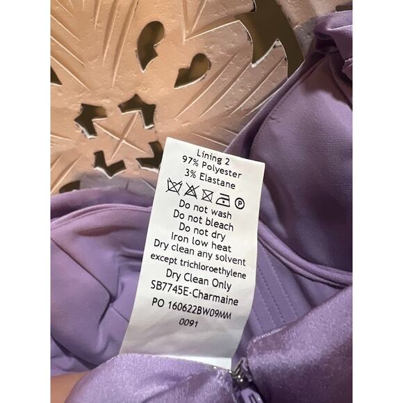 House of CB Charmaine Lavender Corset Maxi Dress Size M Medium - Picture 9 of 10